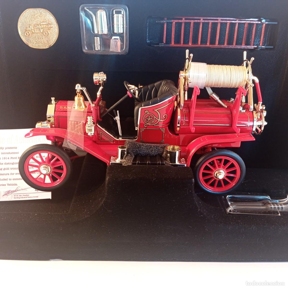 Coches a escala: Ford 1914 Model T Fire Engine 1:18 - Foto 14