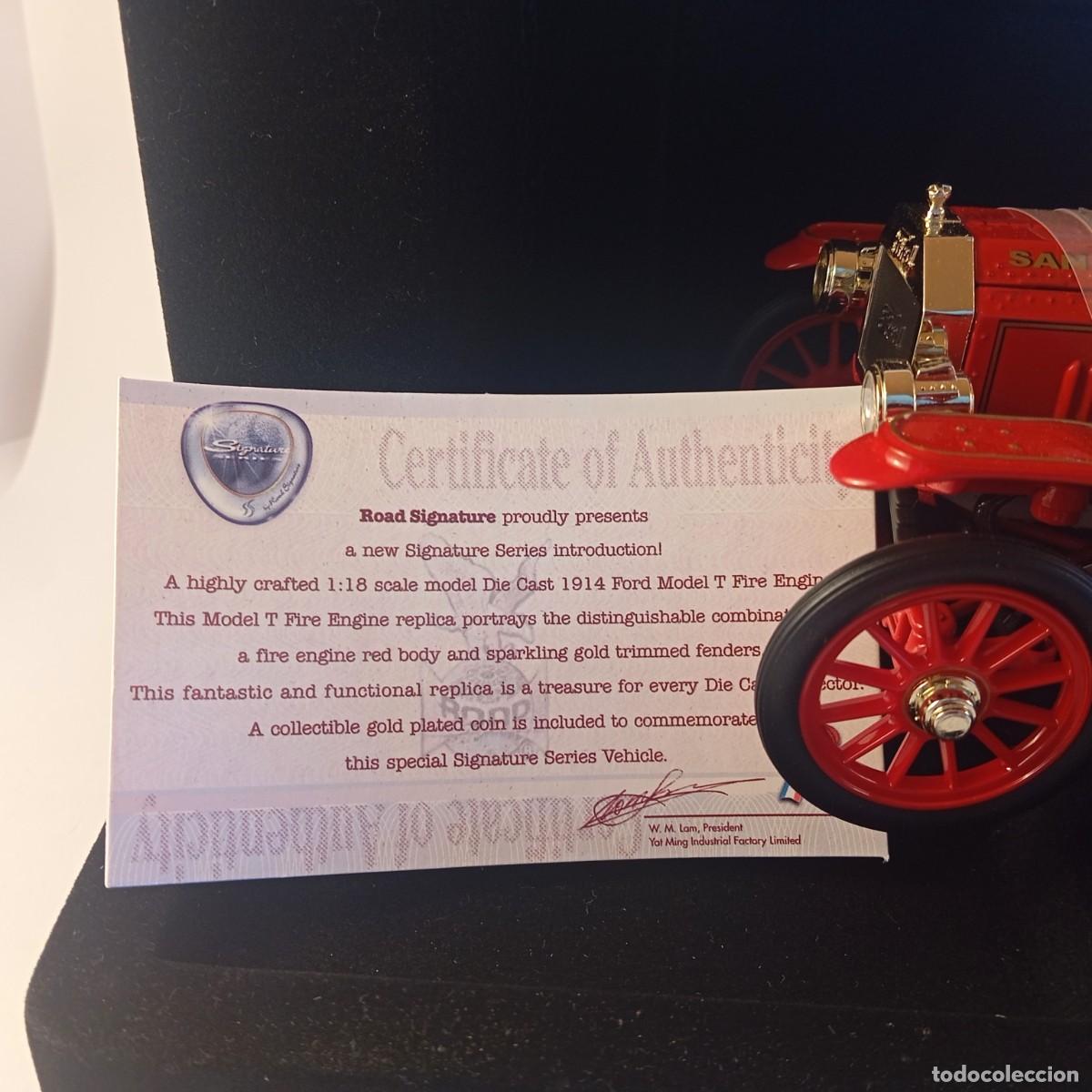 Coches a escala: Ford 1914 Model T Fire Engine 1:18 - Foto 13