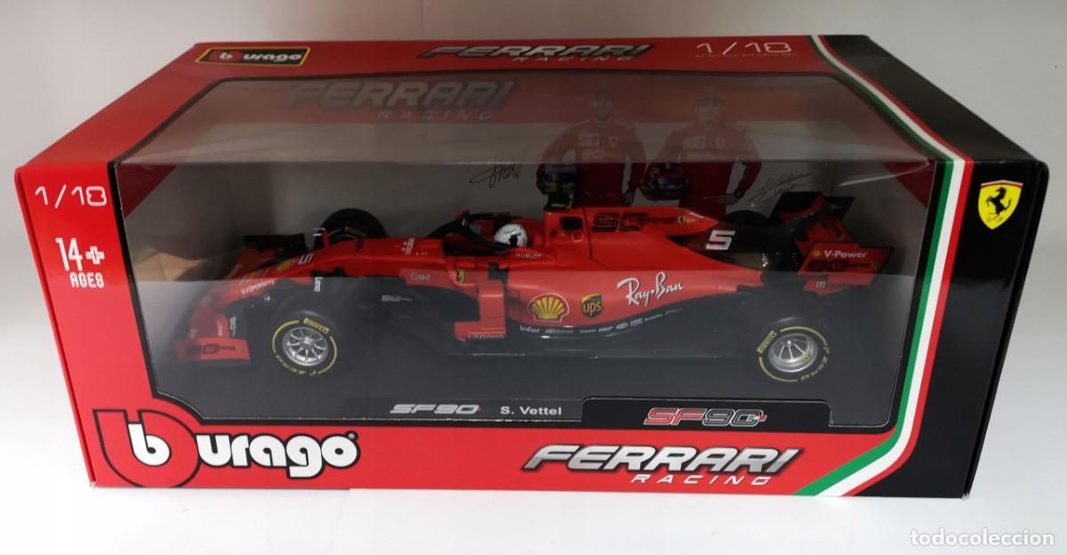 Coches a escala: Ferrari SF90 - Sebastian Vettel, a&ntilde;o 2019 (Escala 1:18) Coche de F-1 , Ferrari SF-90, F1, Formula 1