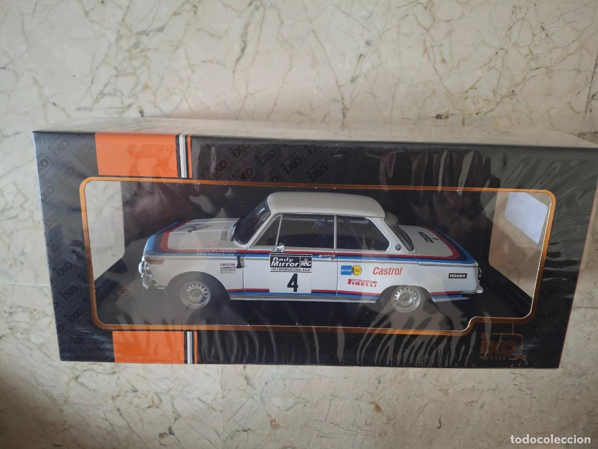 Coches a escala: BMW 2002 del Rally RAC 1973 a 1/18 de IXO Models