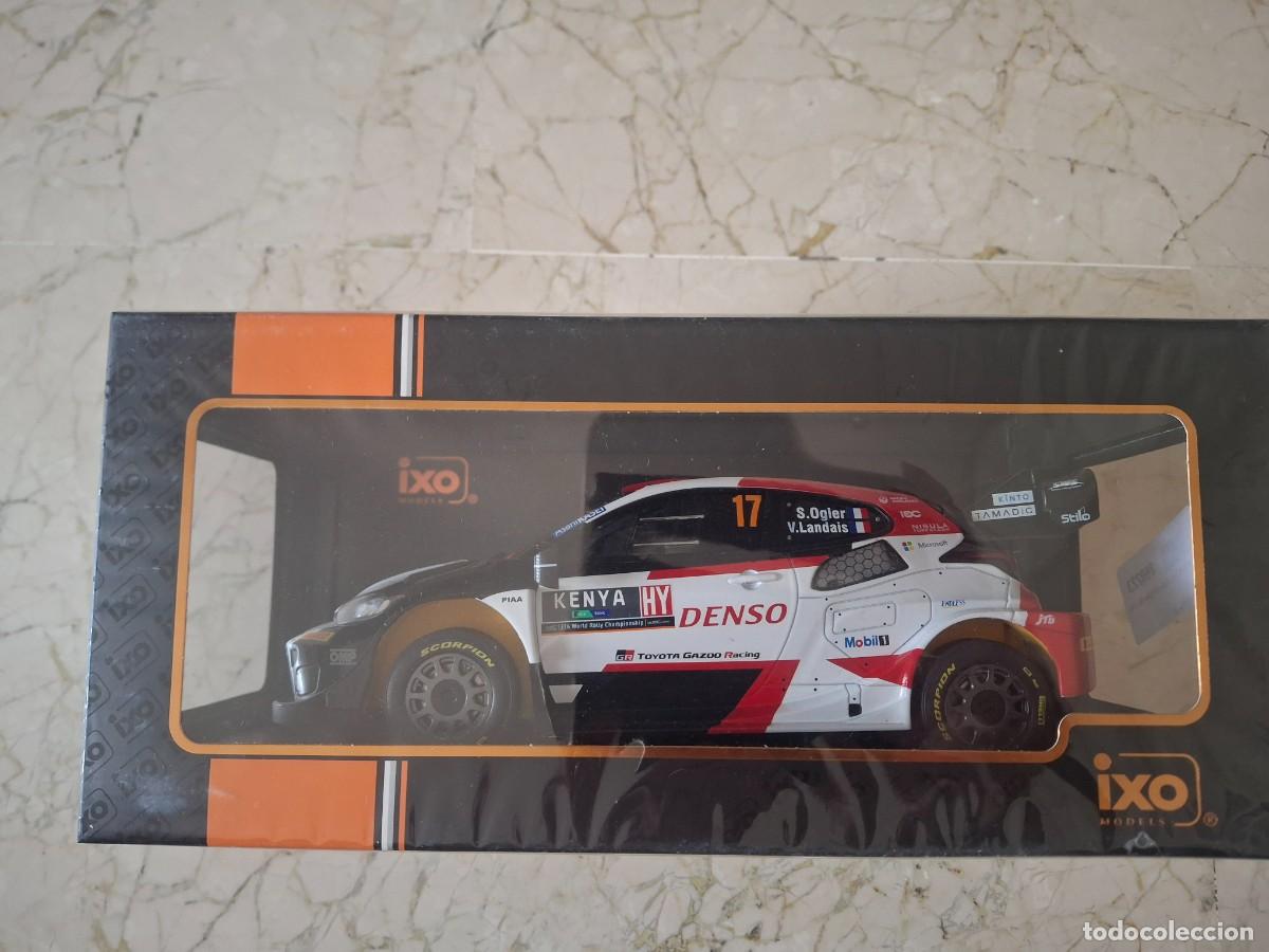 Coches a escala: Toyota Yaris GR del Rally Safari 2023 a 1/18 de IXO Models