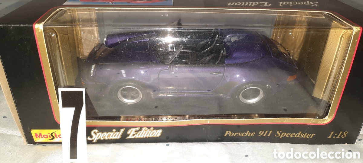 Coches a escala: PORSCHE 911,SPEEDSTER,1/18,MAISTO,ED. ESPECIAL