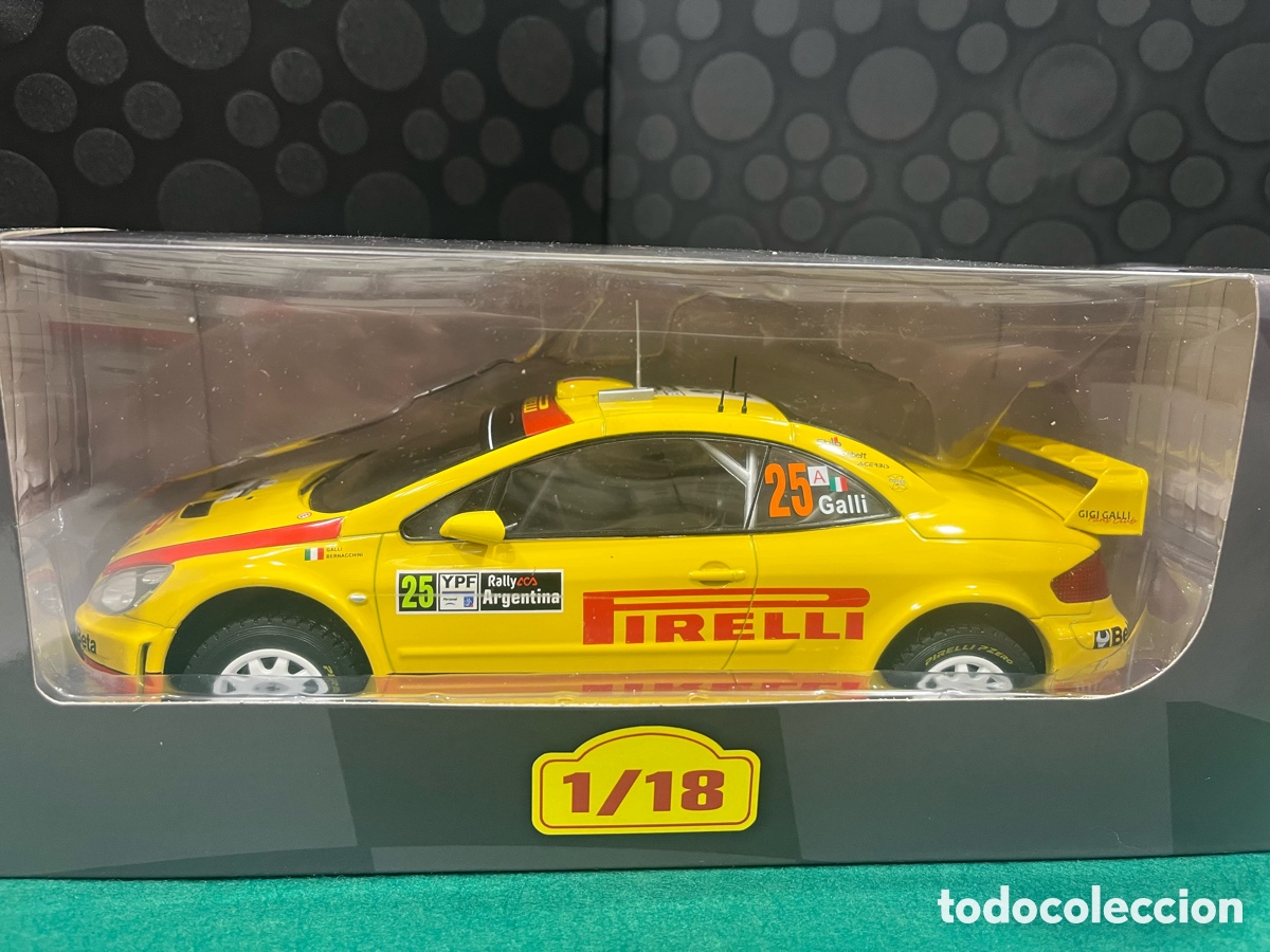 Coches a escala: PEUGEOT 307 WRC 2006 GIANLUIGI GIGI GALLI LOS M&Aacute;S GRANDES COCHES DE RALLY 83 ESCALA 1/18 ALTAYA