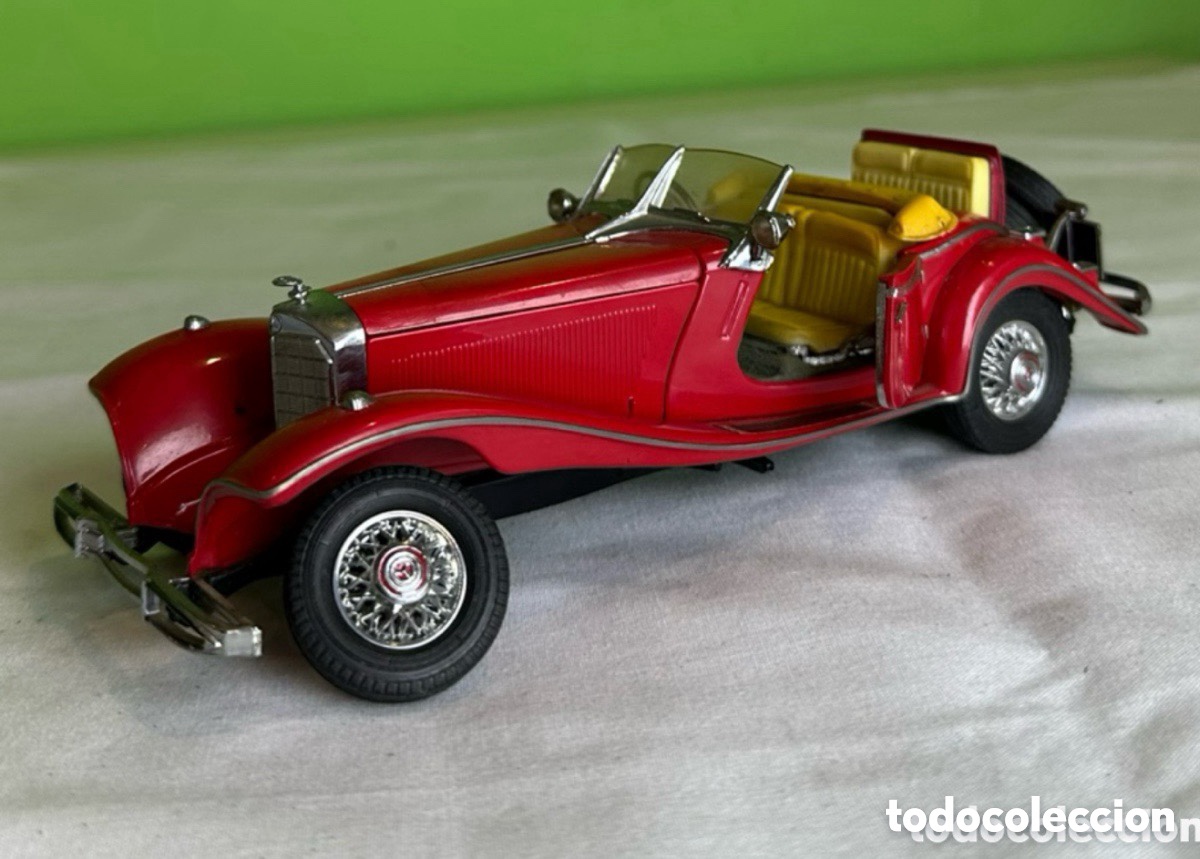 Coches a escala: Mercedes Benz 190 SL 1955 Burago escala 1:18. Coche cl&aacute;sico de colecci&oacute;n