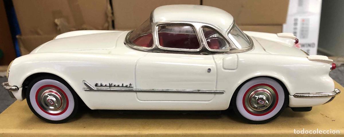 Coches a escala: FANTASTICO COCHE CORVETTE HARDTOP TYPE 1953 FIFTIES MADE IN JAPAN, EN SU CAJA ORIGINAL Y CERTIFICADO