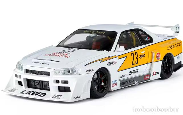 Coches a escala: Nissan Skyline GT-R (S-15) LBWK. Escala 1/18. Leer bien descripci&oacute;n