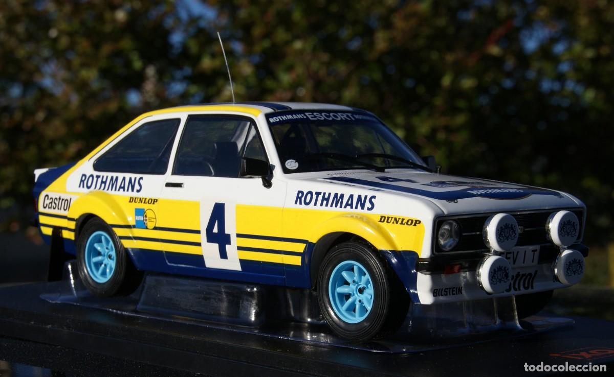 Coches a escala: Ford Escort RS 1800 MKII Nr. 4 Mikkola/Hertz Rally Acropolis 1979 ESCALA 1/18 DE IXO EN su CAJA