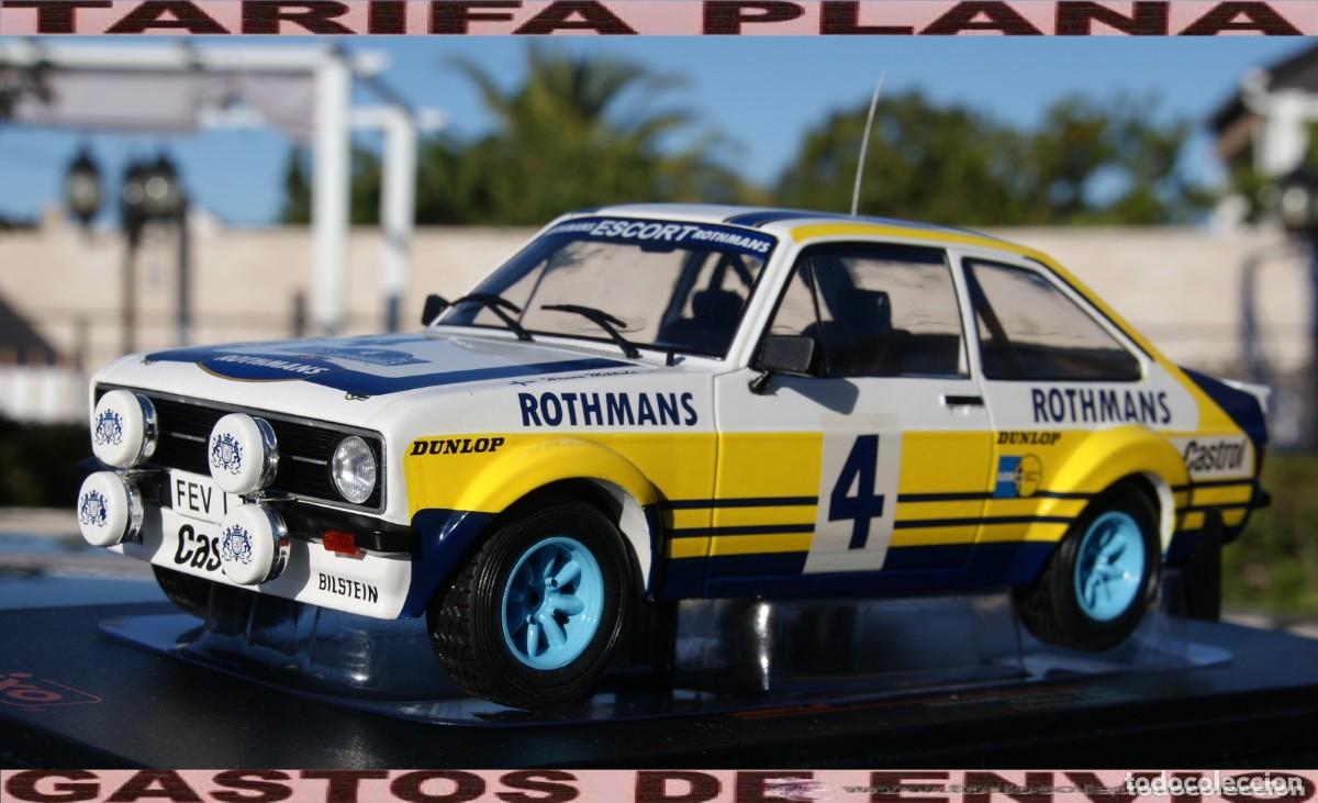 Coches a escala: Ford Escort RS 1800 MKII Nr. 4 Mikkola/Hertz Rally Acropolis 1979 ESCALA 1:18 DE IXO EN su CAJA