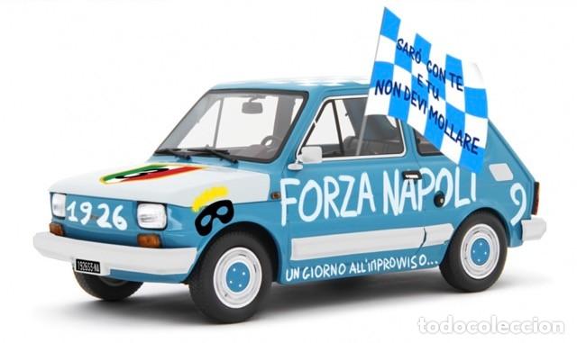 Coches a escala: Fiat 126 Personal Forza Napoli escala 1/18 de Laudoracing Models