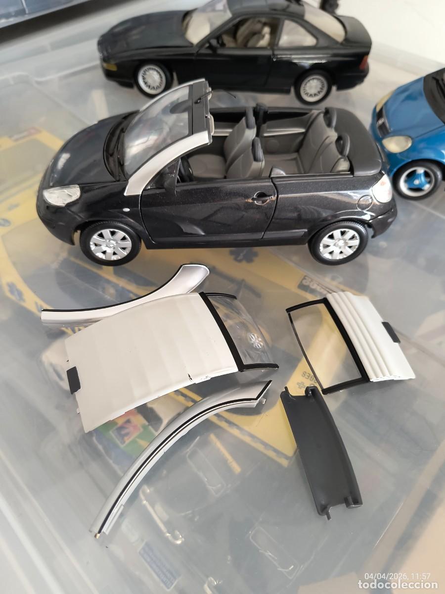 Coches a escala: Citro&euml;n C3 Pluriel 2003 preto 1/18 Bburago