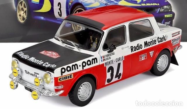Coches a escala: Simca 1000 Rally 2 N&ordm; 34 Rally Monte Carlo 1973 escala 1/18 de Altaya