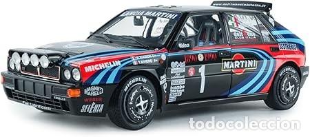 Coches a escala: Rally. Lancia Delta Integrale HF. Tributo M. Biasion 1991. Solido 1/18. Leer bien descripci&oacute;n.