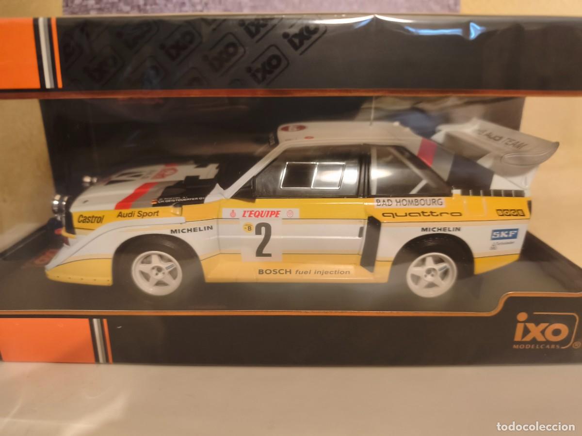 Coches a escala: Rally Audi Quattro S1. W. Rohrl-Montecarlo 1986. IXO 1/18. Leer bien descripci&oacute;n.