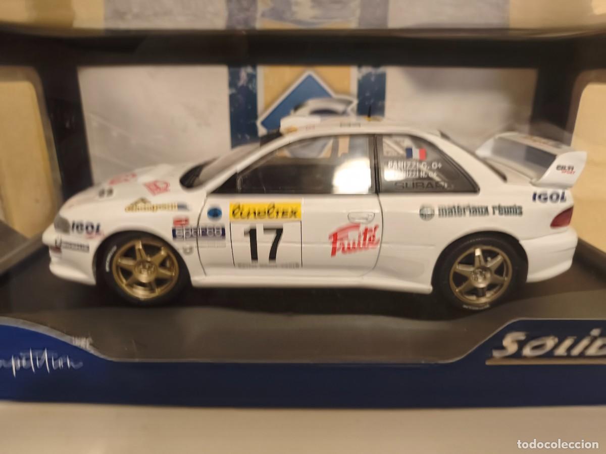 Coches a escala: Rally. Subaru Impreza S5 WRC. G. Panizzi-Montecarlo 1999. Solido 1/18. Leer bien descripci&oacute;n.