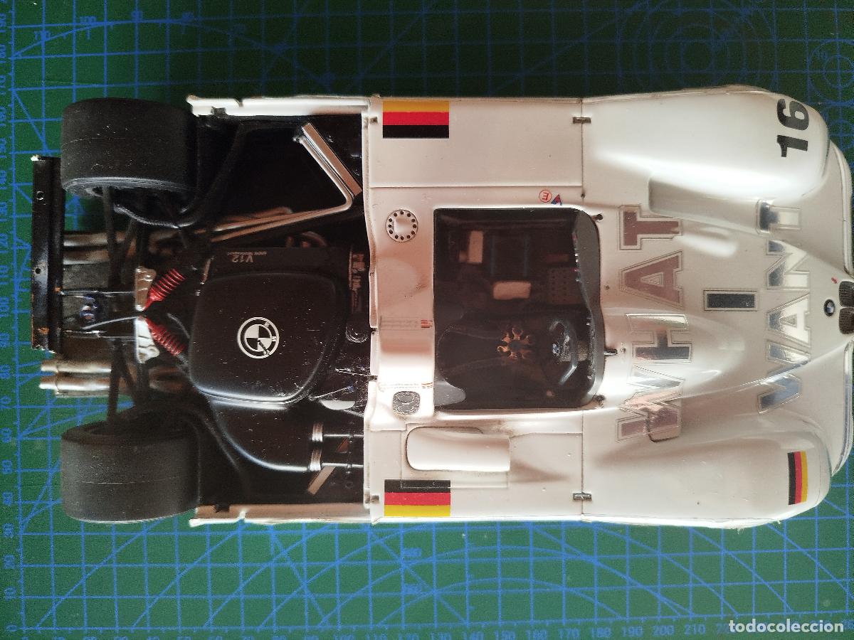 Coches a escala: BMW v12 LMR 1:18 KYOSHO. ED. LIMITADA. INCOMPLETO, COMO SE MUESTRA EN IMAGENES
