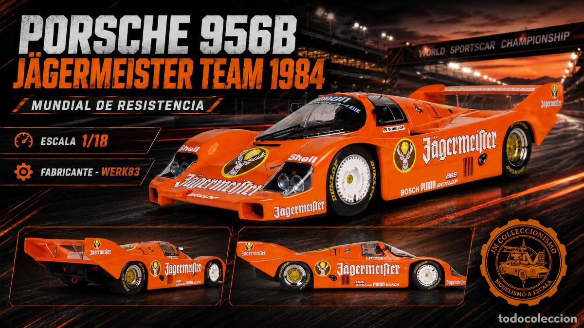 Coches a escala: Porsche 956B Jagermeister Team 1984