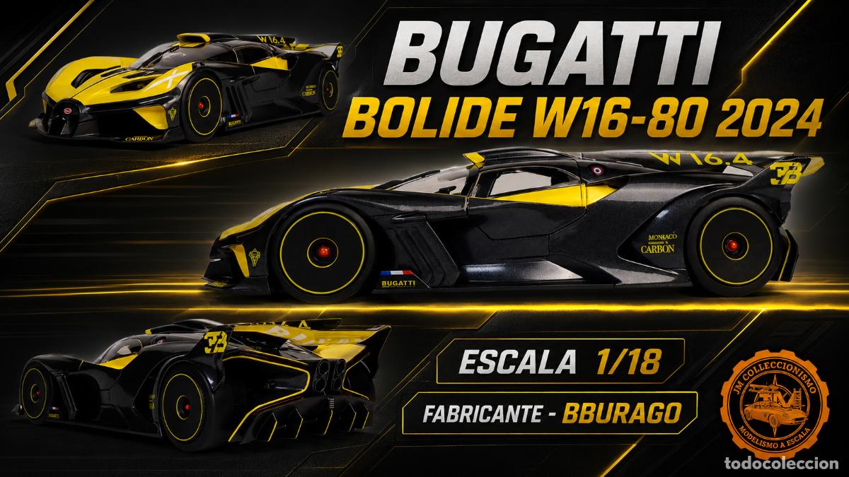 Coches a escala: BUGATTI BOLIDE W16 2024