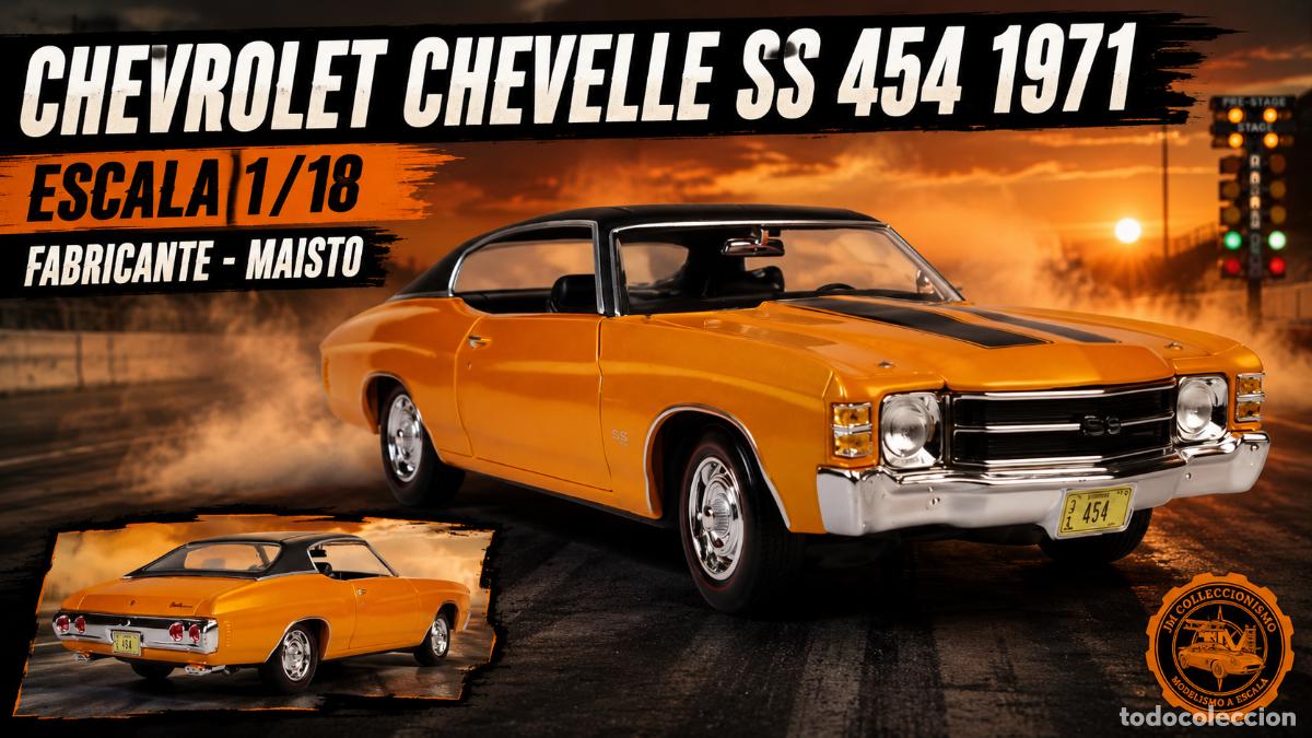 Carros em escala: Chevrolet Chevelle SS 454 1971