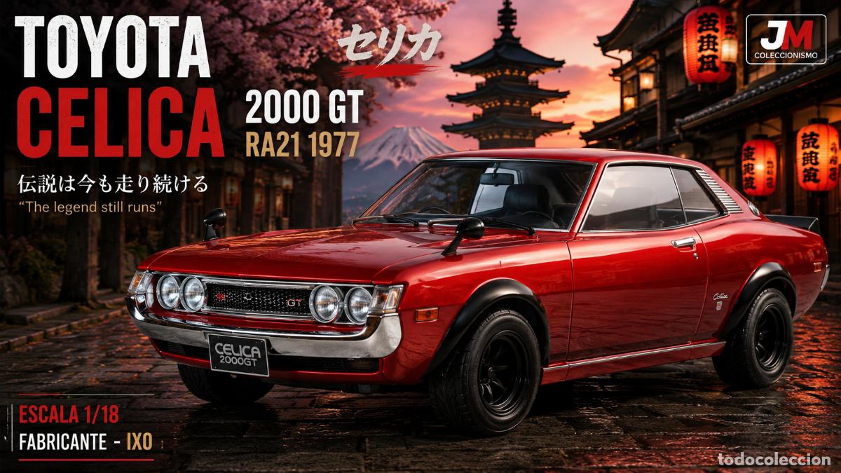 Carros em escala: Toyota Celica 2000GT RA21 1977