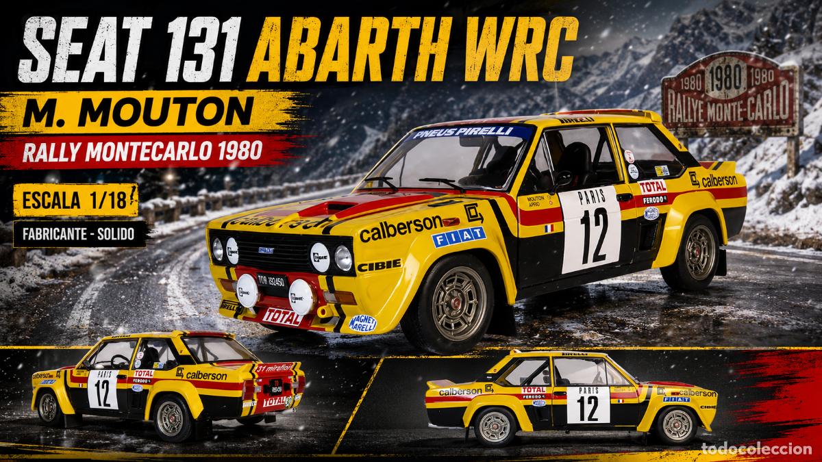 Coches a escala: Fiat 131 Abarth WRC 1980 - M. Mouton