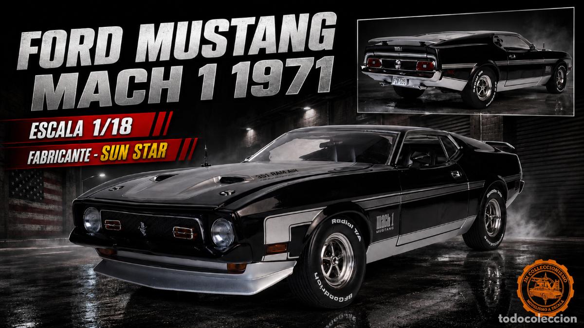 Coches a escala: Ford Mustang Mach 1 1971