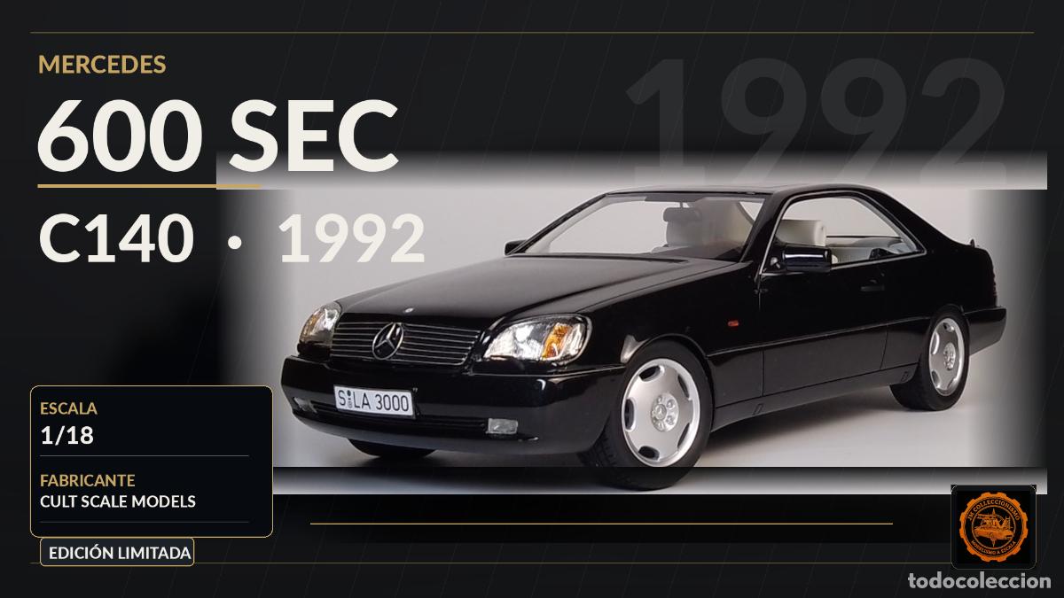 Auto in scala: Mercedes 600 SEC C140 1992