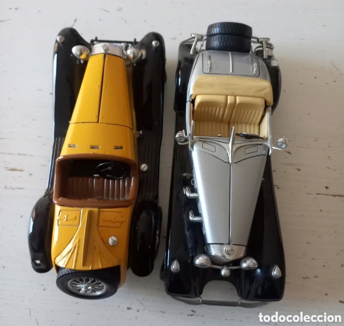 Coches a escala: Lote 2 Coches de Colecci&oacute;n 1/18 - Bugatti Type 55 y Mercedes-Benz 500K