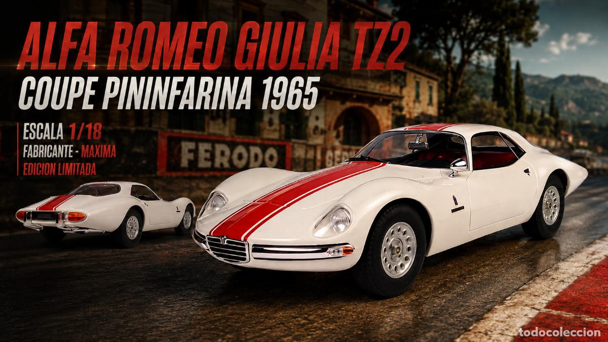 Carros em escala: Alfa Romeo Giulia TZ2 1965 Pininfarina