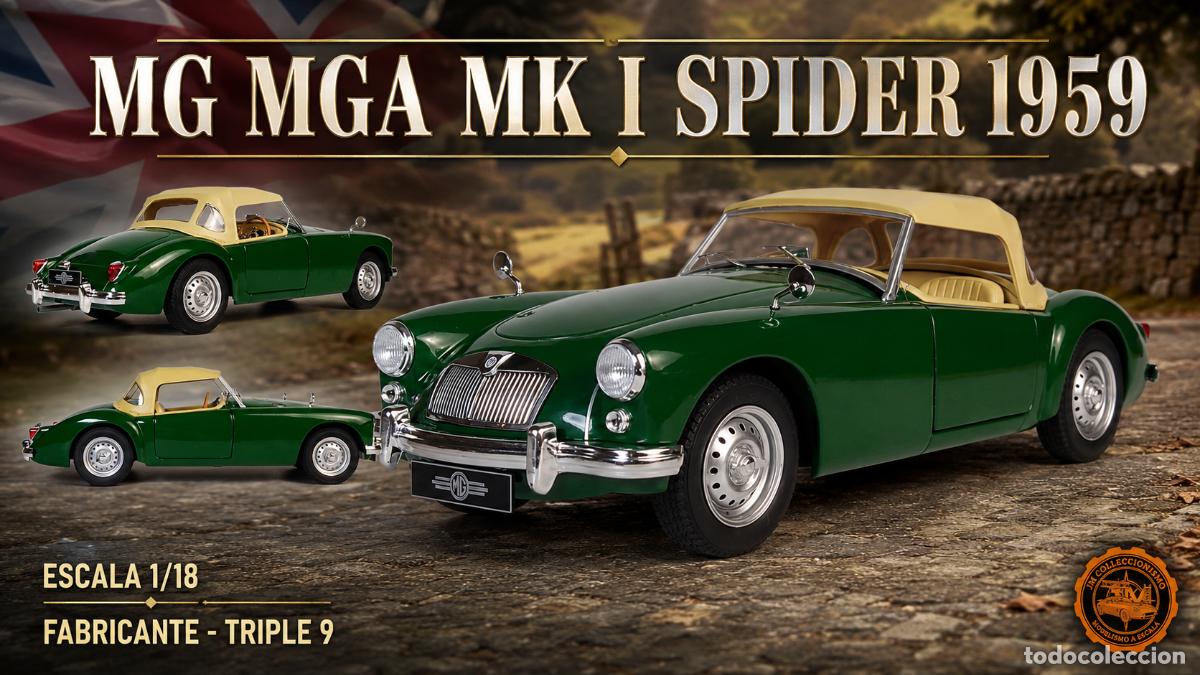 Voitures &agrave; l'&eacute;chelle: MG MGA MK I SPYDER 1959