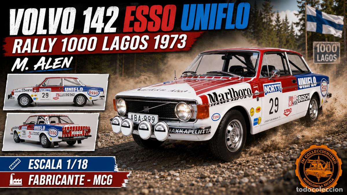 Coches a escala: Volvo 142 1973 Rally 1000 Lagos - M. Alen