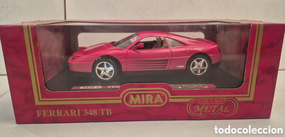 Coches a escala: MIRA FERRARI 348 TB DIE CAST METAL ESCALA 1:18, NUEVO