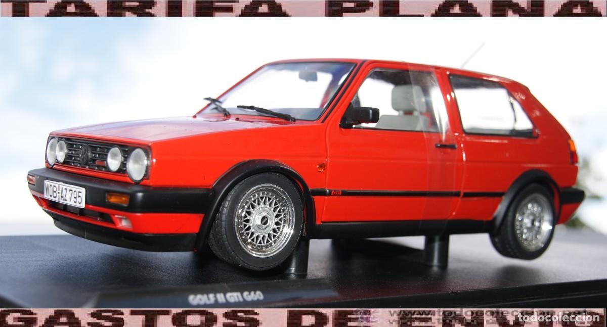 Coches a escala: VW GOLF GTI G60 escala 1:18 de solido en su caja