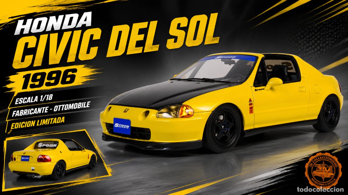 Coches a escala: Honda Civic Del Sol Spoon Sport 1996