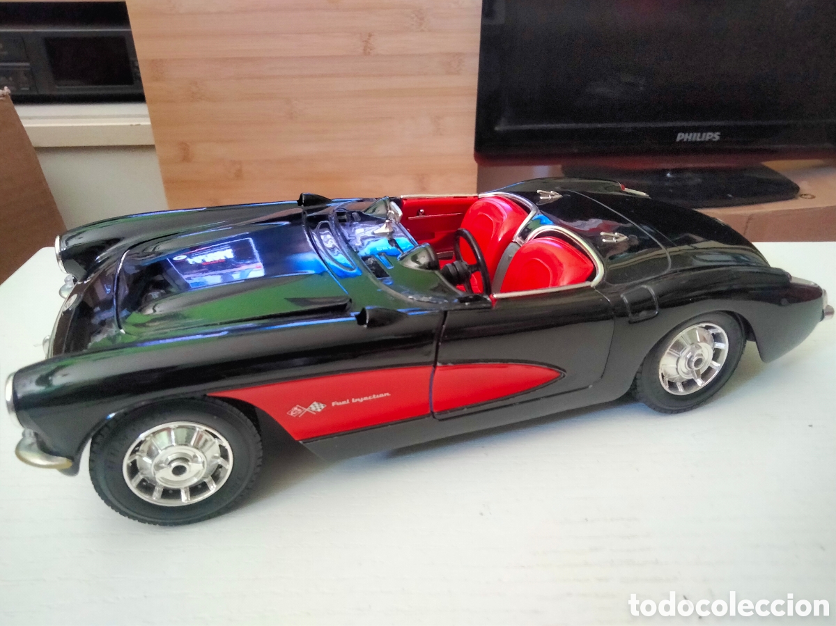 Coches a escala: Bburago 1/18 Chevrolet Corvette de 1957