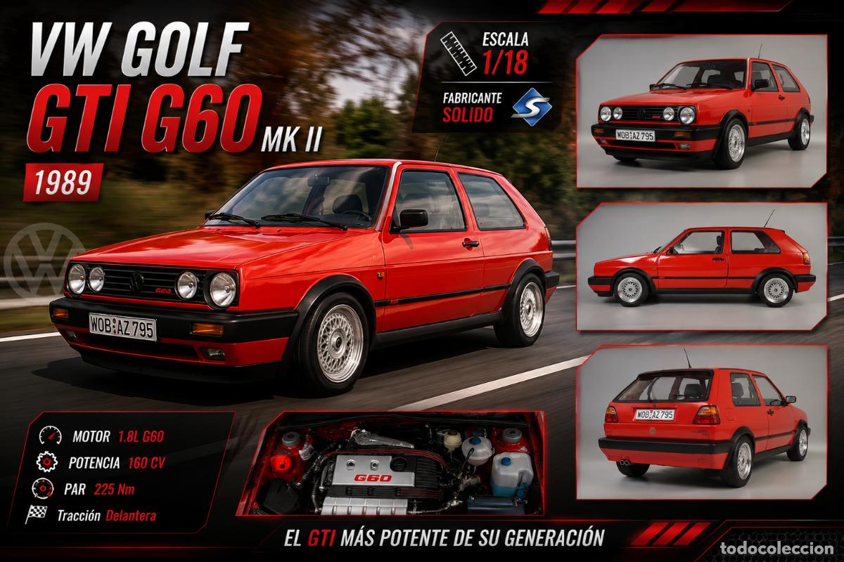 Coches a escala: Volkswagen Golf GTi G60 Mk II 1989