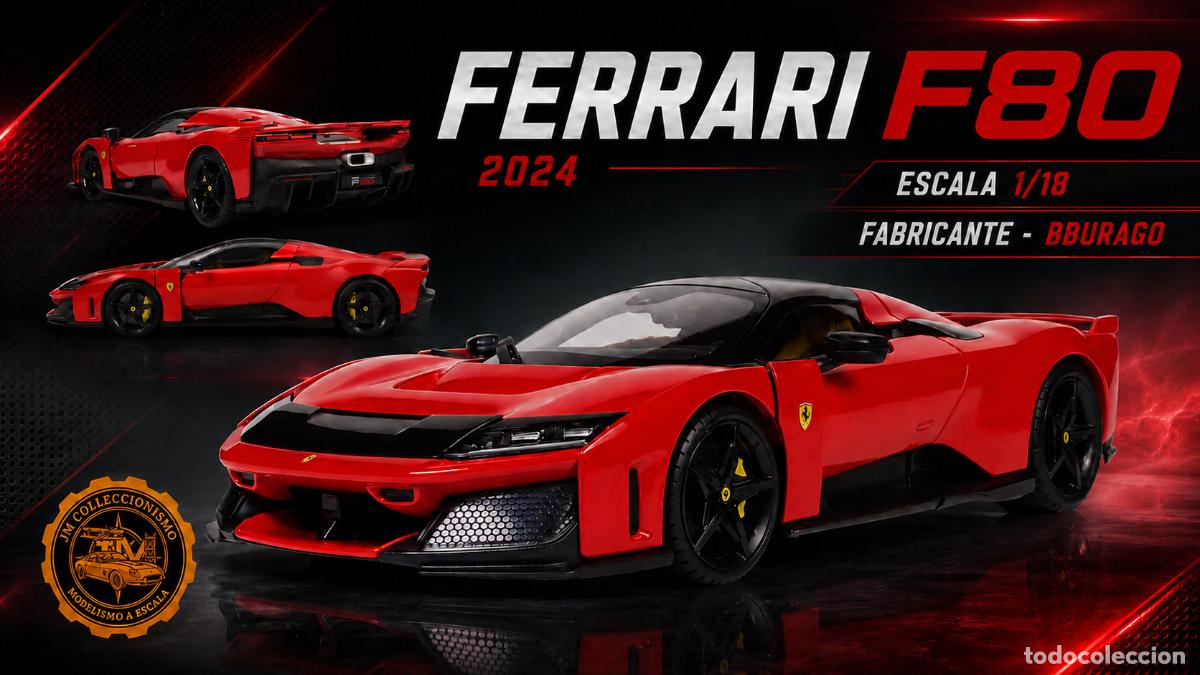 Coches a escala: Ferrar F80 2024 1/18