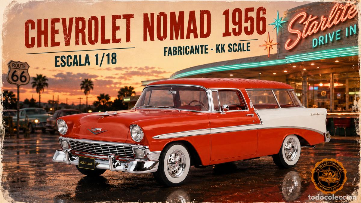 Auto in scala: CHEVROLET NOMAD 1956