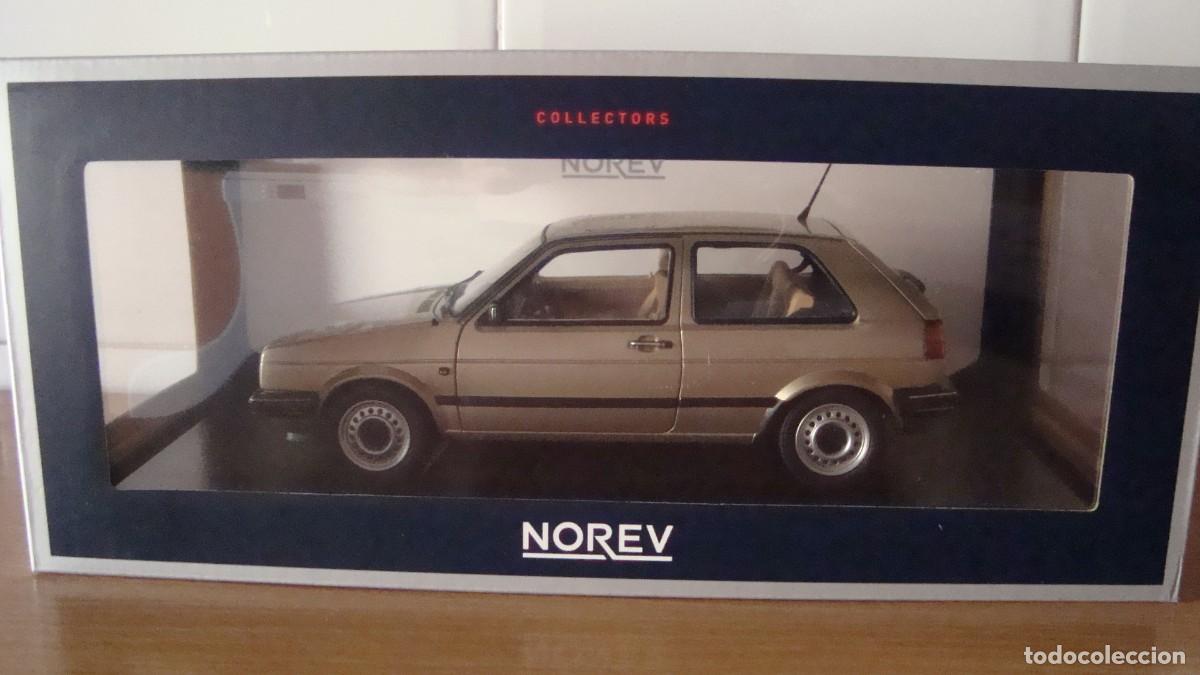 Carros em escala: Volkswagen Golf CL 1988 Beige metallic 1/18 Norev 188519