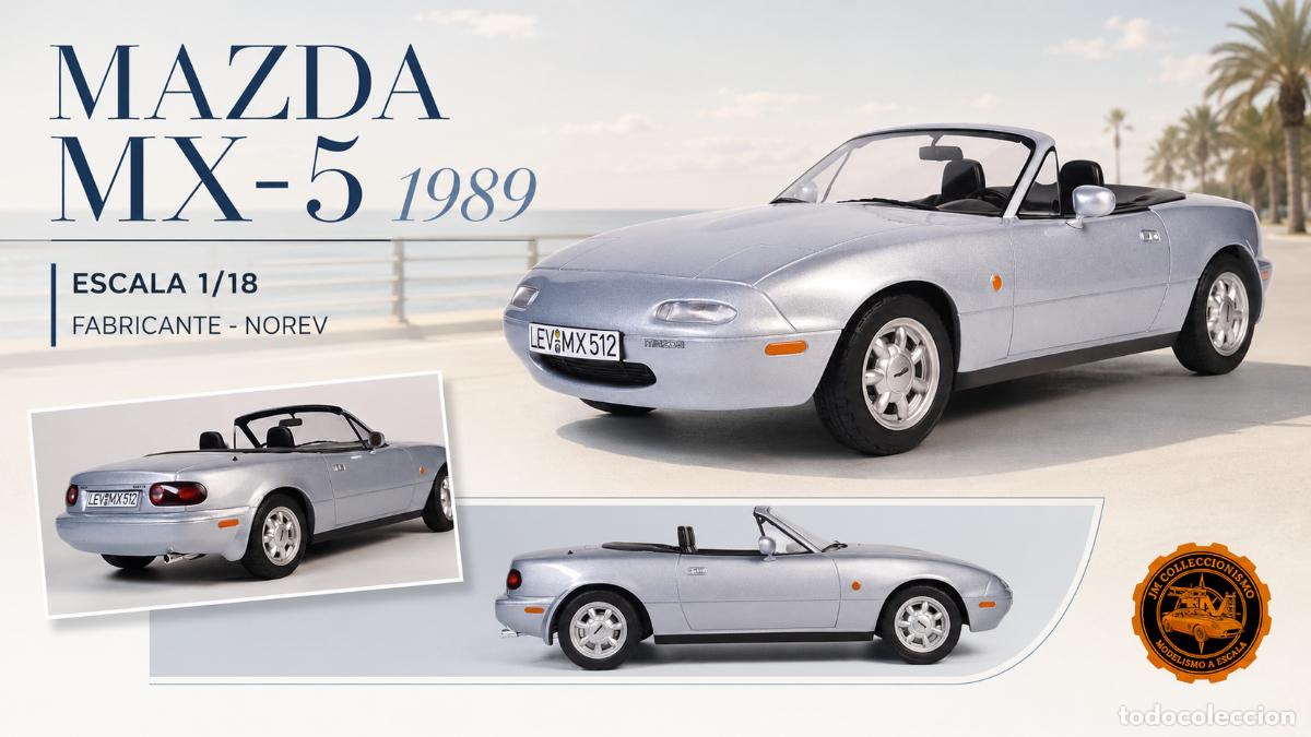 Coches a escala: Mazda MX-5 1989 Escala 1/18
