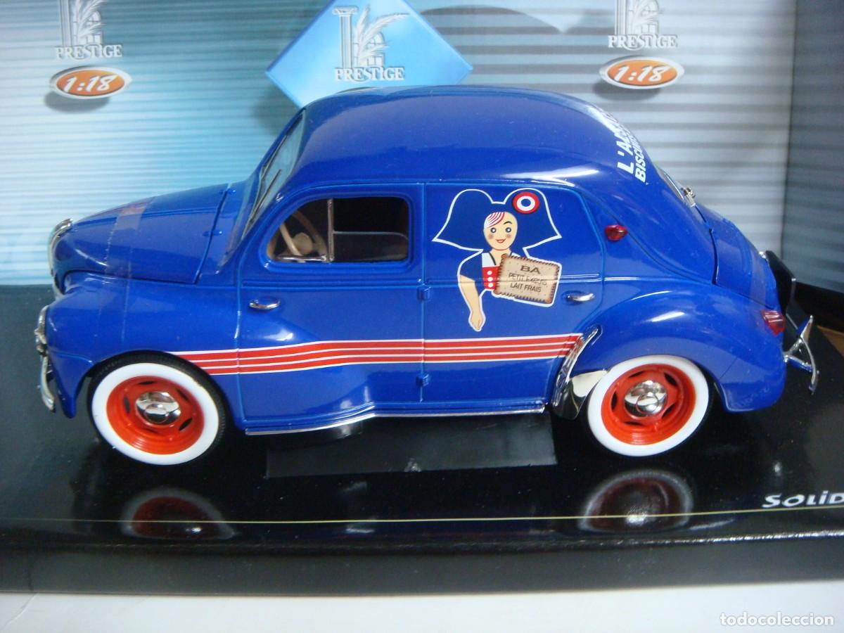 Coches a escala: COCHE ESCALA 1'18 RENAULT 4 cv &rdquo;IALSACIENNE&rdquo; A&Ntilde;O 1954 DE SOLIDO NUEVO CON SU CAJA DE ORIGEN-(&)