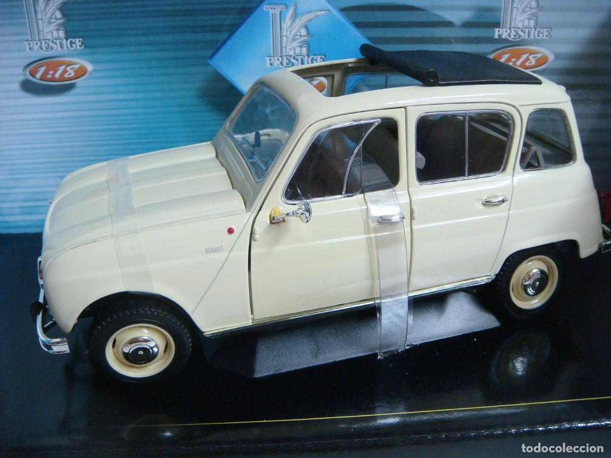 Coches a escala: COCHE ESCALA 1'18 RENAULT 4 L DE SOLIDO NUEVO CON SU CAJA DE ORIGEN-(&)