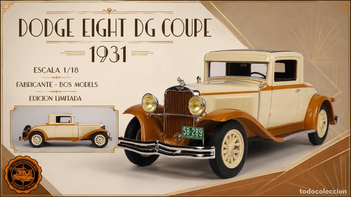 Coches a escala: Dodge Eight DG Coupe 1931