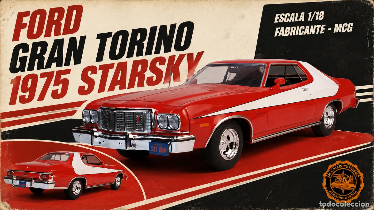 Coches a escala: Ford Gran Torino 1975 Starsky