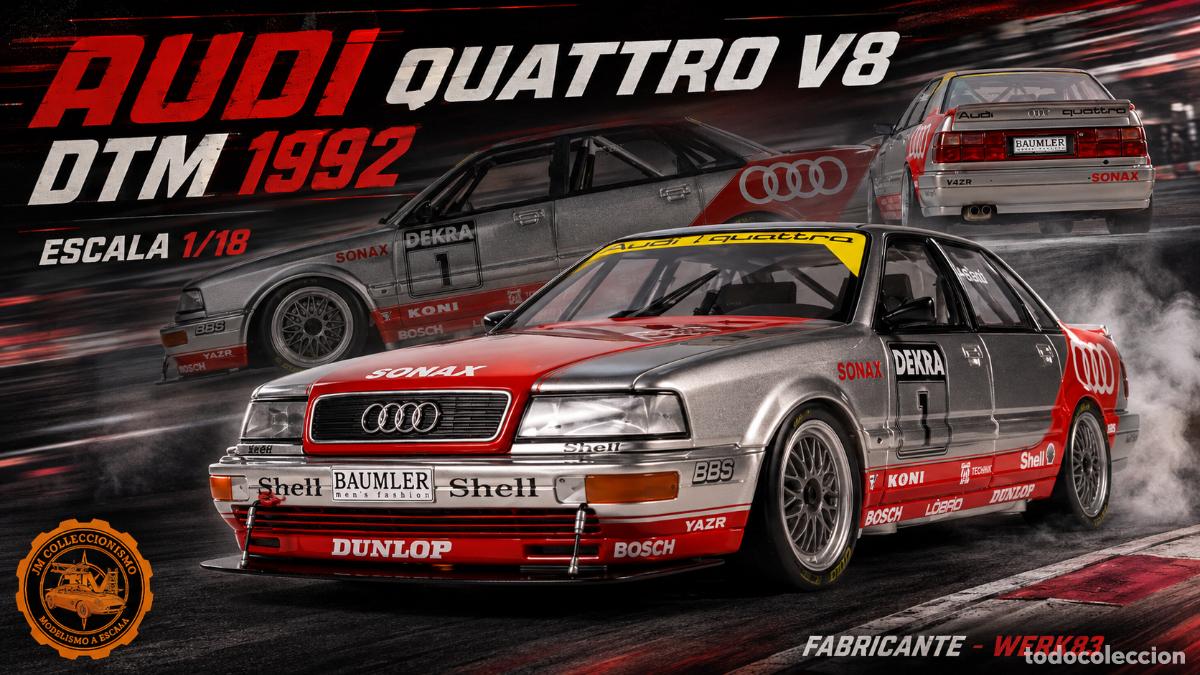 Modellautos: Audi Quattro V8 DTM 1992