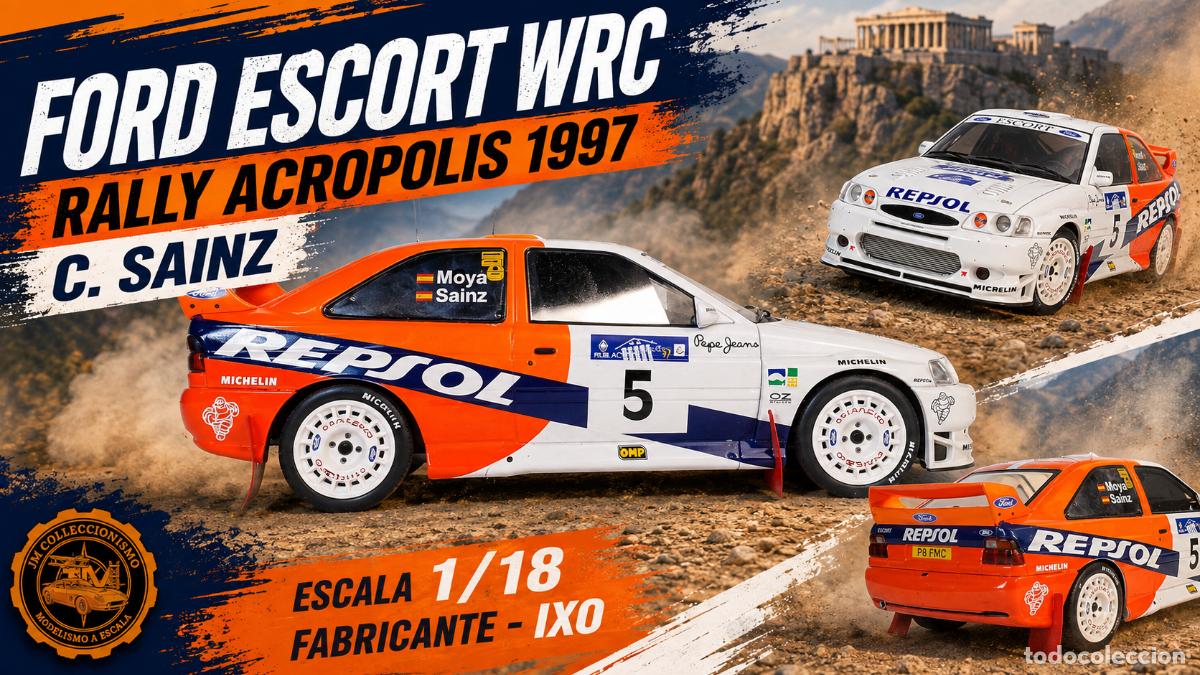 Voitures &agrave; l'&eacute;chelle: Ford Escort WRC Acropolis 1997 - C. Sainz
