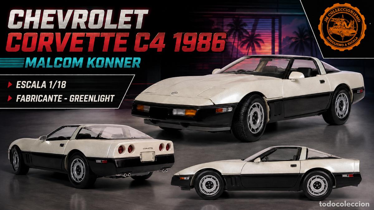 Voitures &agrave; l'&eacute;chelle: Chevrolet Corvette C4 1986 Malcolm Konner