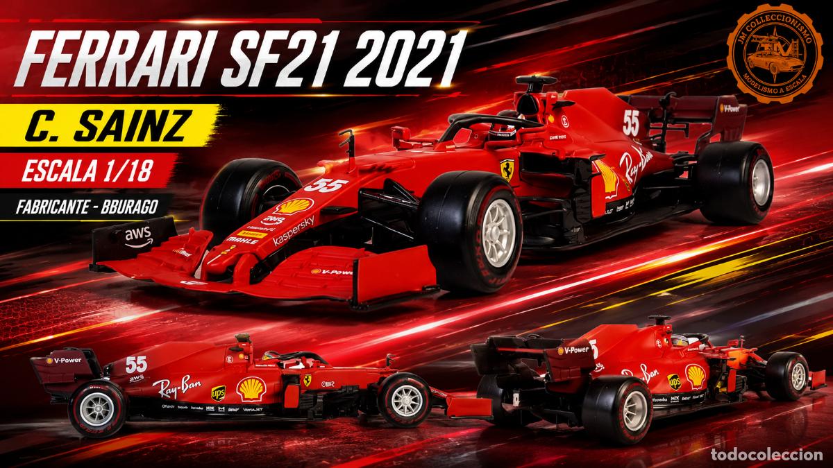 Coches a escala: Ferrari SF21 2021 - C. Sainz