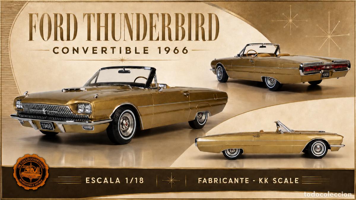 Voitures &agrave; l'&eacute;chelle: Ford Thunderbird Convertible 1966