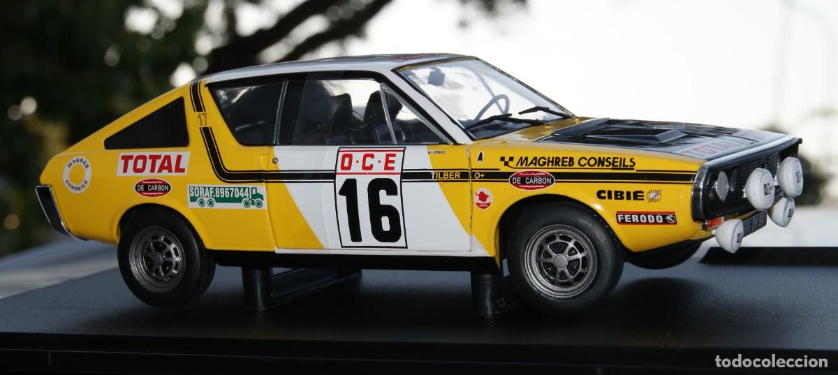 Carros em escala: RENAULT 17 RALLYE DU MAROC 1976 TILBER - PRIVE escala 1/18 de solido en su caja