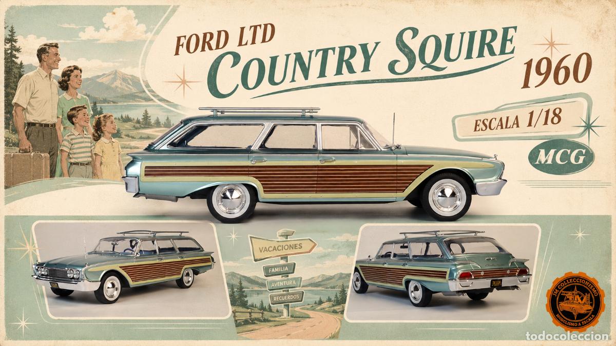 Voitures &agrave; l'&eacute;chelle: Ford LTD Country Squire 1960
